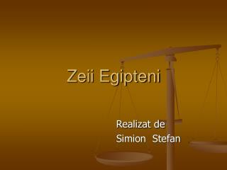 Zeii Egipteni