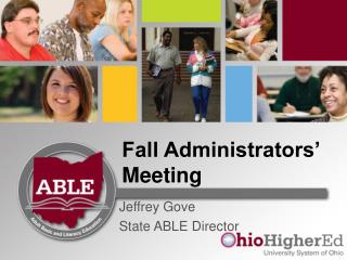 Fall Administrators’ Meeting