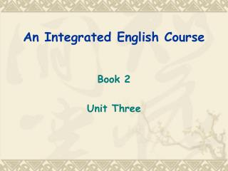 An Integrated English Course