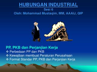 HUBUNGAN INDUSTRIAL Sesi 6 Oleh: Mohammad Mustaqim, MM, AAAIJ , QIP