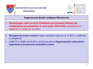 Inspectoratul Şcolar Judeţean Maramureş