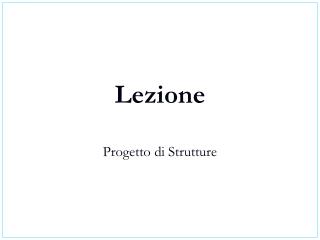 Lezione