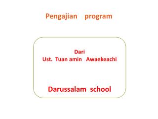 Pengajian program