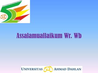 Assalamuallaikum Wr . Wb