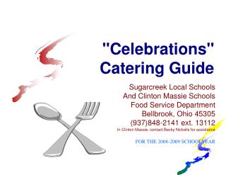 "Celebrations" Catering Guide