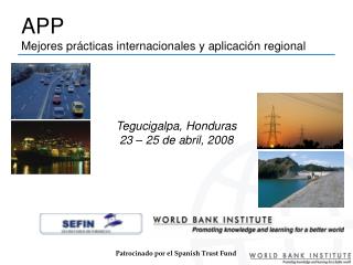 APP Mejores prácticas internacionales y aplicación regional