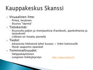 Kauppakeskus Skanssi