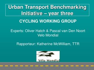 Urban Transport Benchmarking Initiative – year three