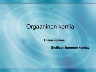 Orgaaninen kemia