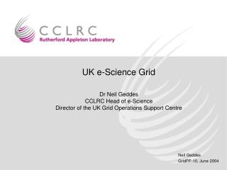 UK e-Science Grid