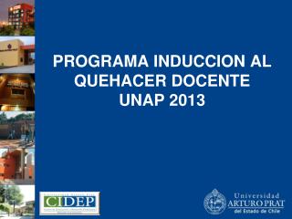 PROGRAMA INDUCCION AL QUEHACER DOCENTE UNAP 2013