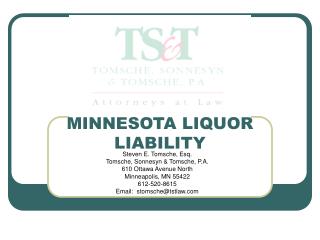 MINNESOTA LIQUOR LIABILITY