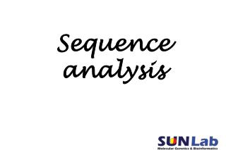 Sequence analysis