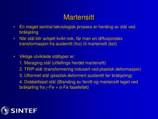 Martensitt