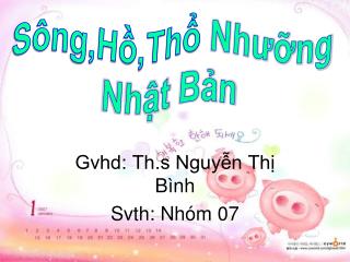 Gvhd: Th.s Nguyễn Thị Bình Svth: Nhóm 07