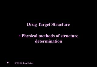 Drug Target Structure