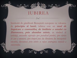 iubirea