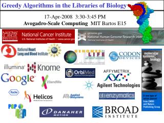 Greedy Algorithms in the Libraries of Biology