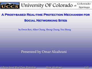 A Proxy-based Real-time Protection Mechanism for Social Networking Sites