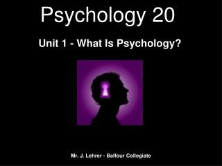 Psychology 20