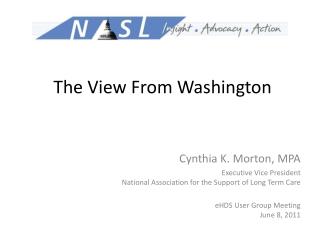 The View From Washington