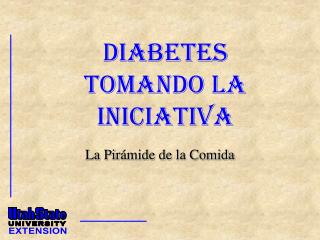 Diabetes Tomando La Iniciativa