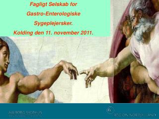 Fagligt Selskab for Gastro-Enterologiske Sygeplejersker. Kolding den 11. november 2011.