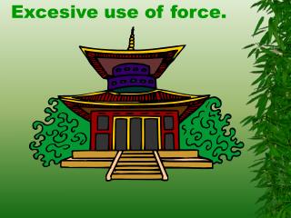 Excesive use of force.