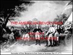 THE AMERICAN REVOLUTION