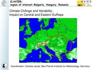 CLAVIER: region of interest-Bulgaria, Hungary, Romania