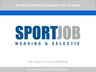 sportjob.nl | info@sportjob.nl