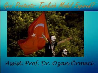 Assist. Prof. Dr. Ozan Örmeci