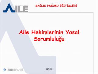 SAĞLIK HUKUKU EĞİTİMLERİ