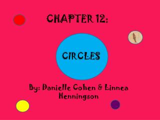 CHAPTER 12: