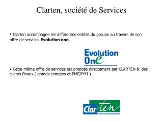 Clarten, société de Services