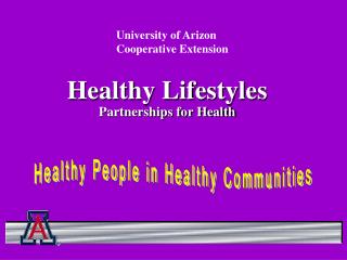 Healthy People in Healthy Communities