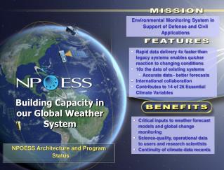 NPOESS Architecture and Program Status