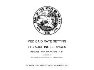 INDIANA DEPARTMENT OF ADMINISTRATION