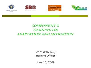 COMPONENT 2: TRAINING ON ADAPTATION AND MITIGATION