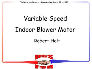 Variable Speed Indoor Blower Motor