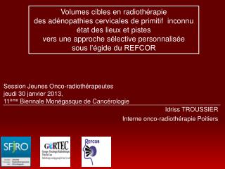 Idriss TROUSSIER Interne onco -radiothérapie Poitiers