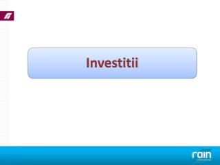 Investitii