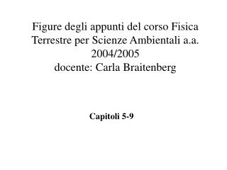 Capitoli 5-9