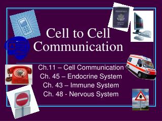 Cell to Cell Communication