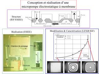 Conception et réalisation d’une micropompe électrostatique à membrane