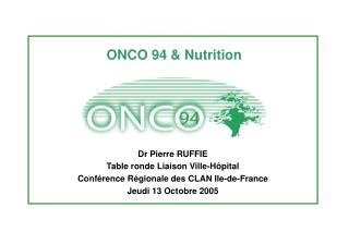 ONCO 94 &amp; Nutrition