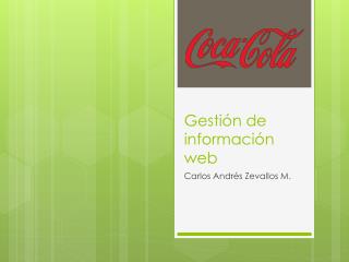 Gestión de información web