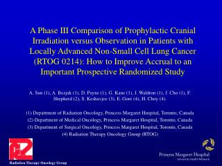 Radiation Therapy Oncology Group