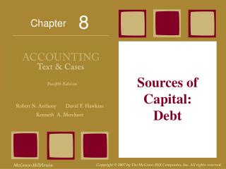 Sources of Capital: Debt
