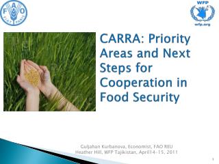 CARRA: Priority Areas and Next Steps for Cooperation in Food Security